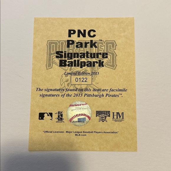 Framed Pittsburgh Pirates Stadium Photo with Gold Signatures - Picture 2 of 3